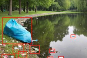 岸边垃圾识别